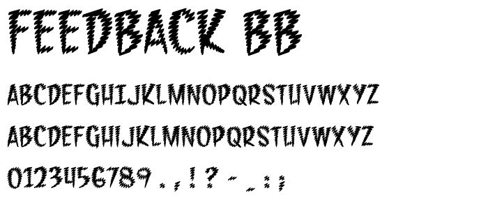 Feedback BB font